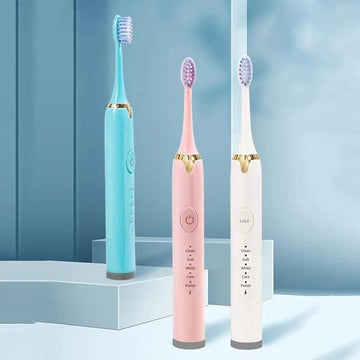 Ultrasonic Sonic Electric Toothbrush USB Charging Rechargeable Total Washable Electronic Whitening Teeth Brush for Oral Care